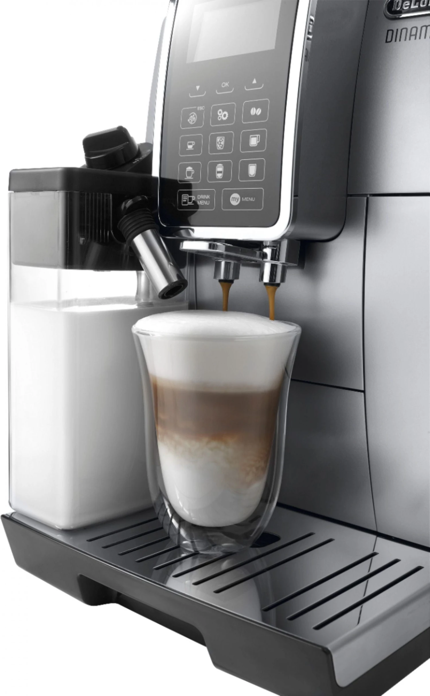 Genius Coffee N' Espresso Equipment Delonghi Dinamica Latte Crema - ECAM35075SI 2 Genius Coffee N' Espresso Equipment Delonghi Dinamica Latte Crema - ECAM35075SI