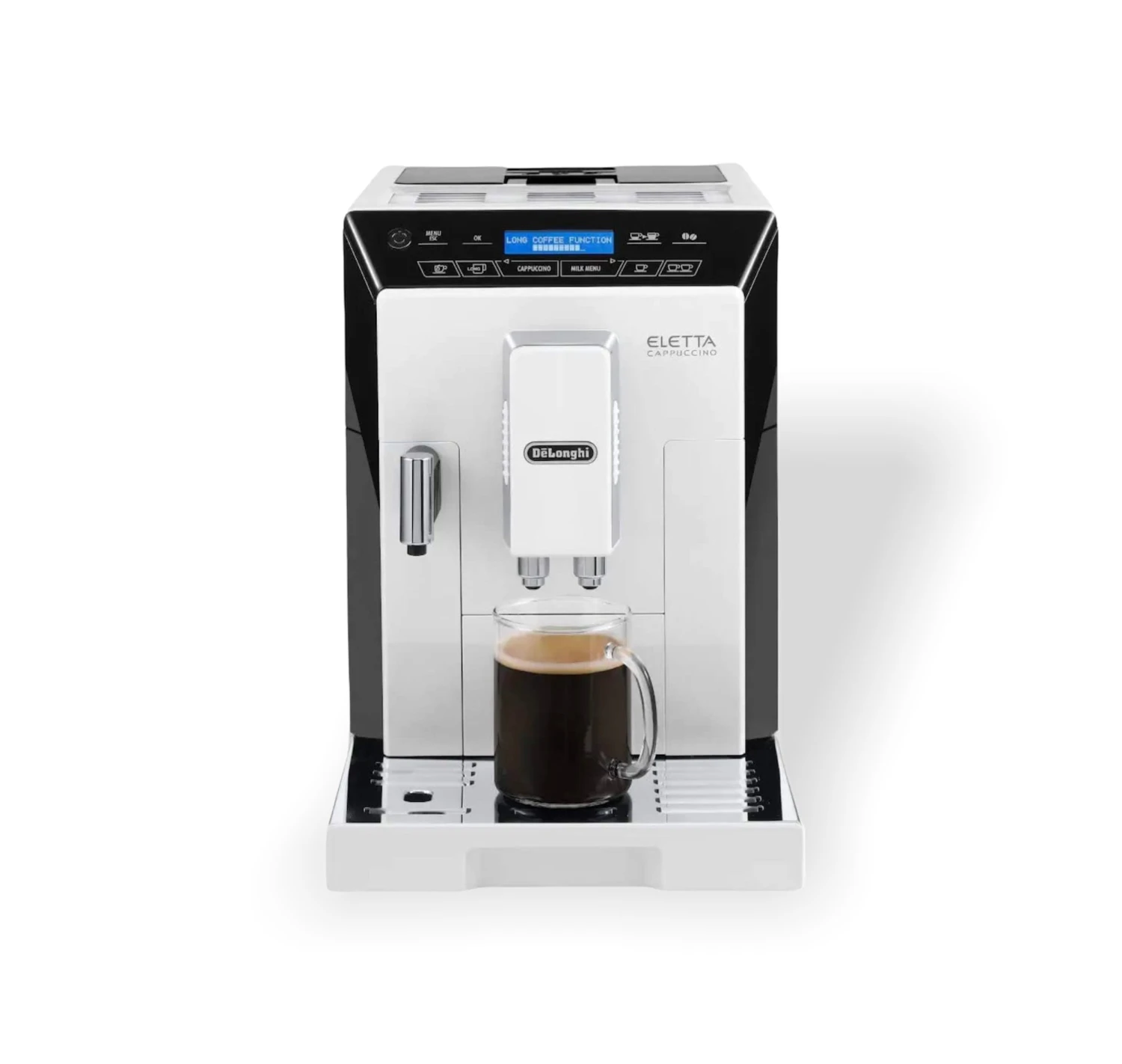 Genius Coffee N' Espresso Equipment Delonghi Eletta Automatic Espresso Machine White - ECAM44660W 2 Genius Coffee N' Espresso Equipment Delonghi Eletta Automatic Espresso Machine White - ECAM44660W