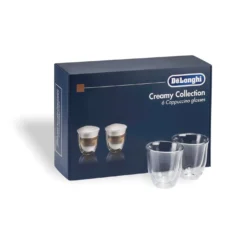 Genius Coffee N' Espresso Equipment Delonghi Creamy Collection 6 Cappuccino Glasses ACCESSORIES