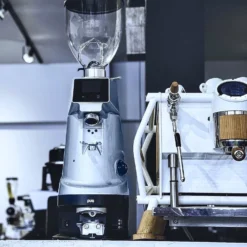 Genius Coffee N' Espresso Equipment PUQPRESS M4 WHITE GEN 5 FIORENZATO & SANREMO UNDERGRINDER