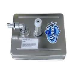 The CoffeeGenius Krome Rinser Center Spray Tray ACCESSORIES