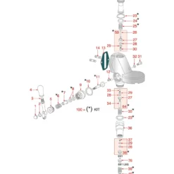 Genius Coffee N' Espresso Equipment Tune-up Kits E61 Group Head Complete Rebuild Kit