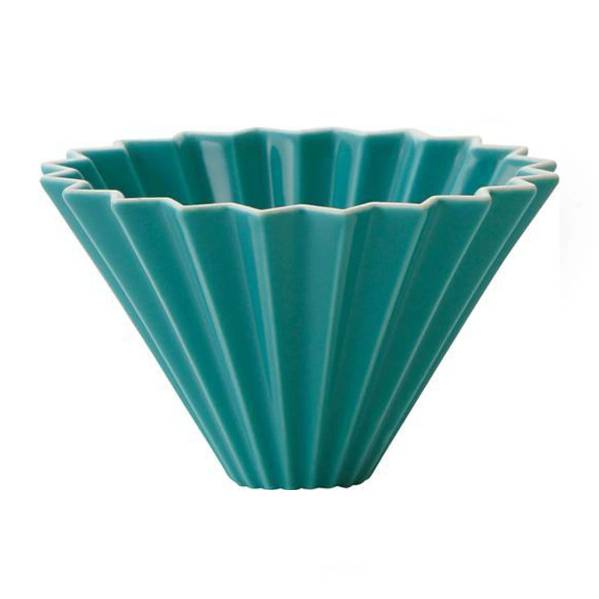 ORIGAMI Coffee Dripper - Turquoise BREW 1 ORIGAMI Coffee Dripper - Turquoise BREW